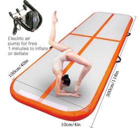 AT1-038 Big Discount 100*300*10cm Airtrack Inflatable Air Tumbling Air Track Gymnastics Mats Training Board Equipment Floor