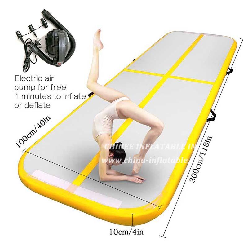 AT1-052 Inflatable Gymnastics Airtrack Tumbling Air Track Floor Trampoline Electric Air Pump For Home Use/Training/Cheerleading/Beach