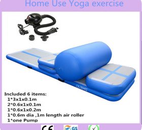 AT1-011 6 Pieces(4 Mat+1 Roller+1 Pump)inflatable Home Gym Equipment Air Track Training Set / Air Gym Mat For Home Edition