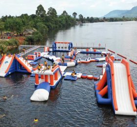 S22 Inflatable water park Aqua park Water Island from Chinee inflatables