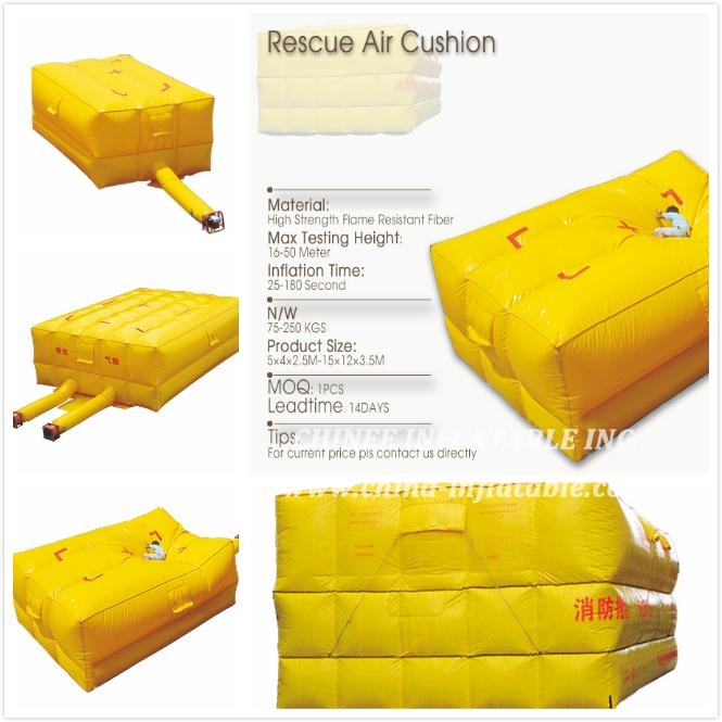 Fire Inflatable Rescue Safety Air Cushion - Chinee Inflatable Inc.
