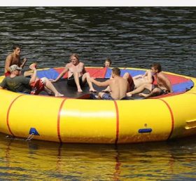 T20-004 Airtight Water Games Floating on Sea Inflatable Big Water Trampoline for Kids and Adults
