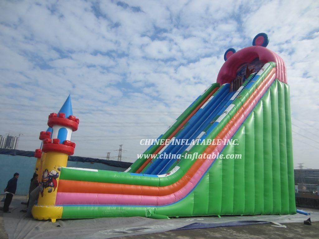 GS1-001 Superman Superhero Inflatable Slide