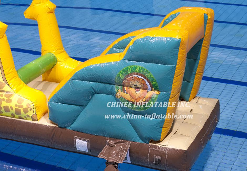 WG1-042 Lion and giraffe inflatable floating water sport park game for pool