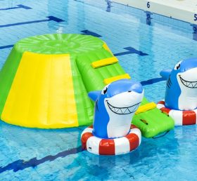 WG1-015 shark inflatable floating water sport park game for pool