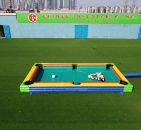 IS11-005 inflatable football snooker  inflatable human billiard table games
