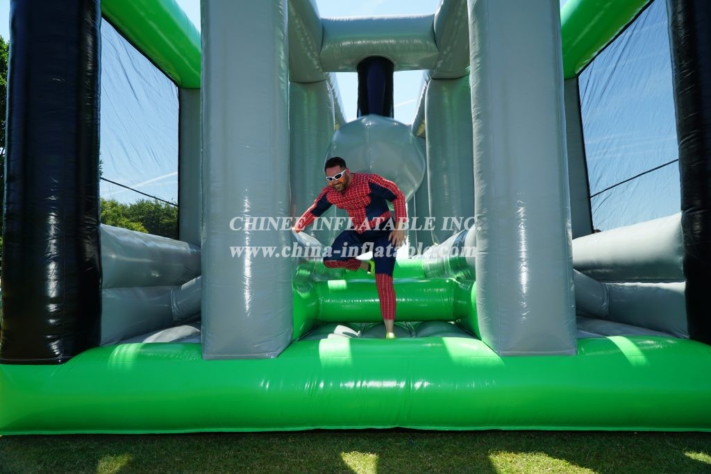 CR1-005 Superhero Challenge Fun 5k challenge with 10 giant inflatable obstacles
