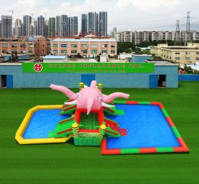Pool2-724 Little elephant inflatable water park
