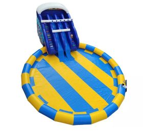 Pool2-730 Water park color large deep pvc inflatable family swimming pool for adults