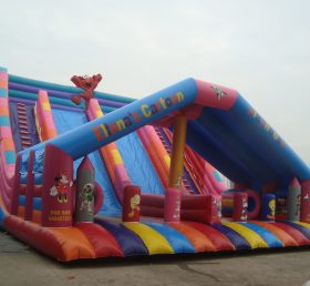 T8-3000 Disney Giant Inflatable Slide for Adults and Kids Toy Stories Obstacle Inflatable Slide