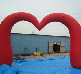 Arch1-240 Heart Shape Inflatable Arches