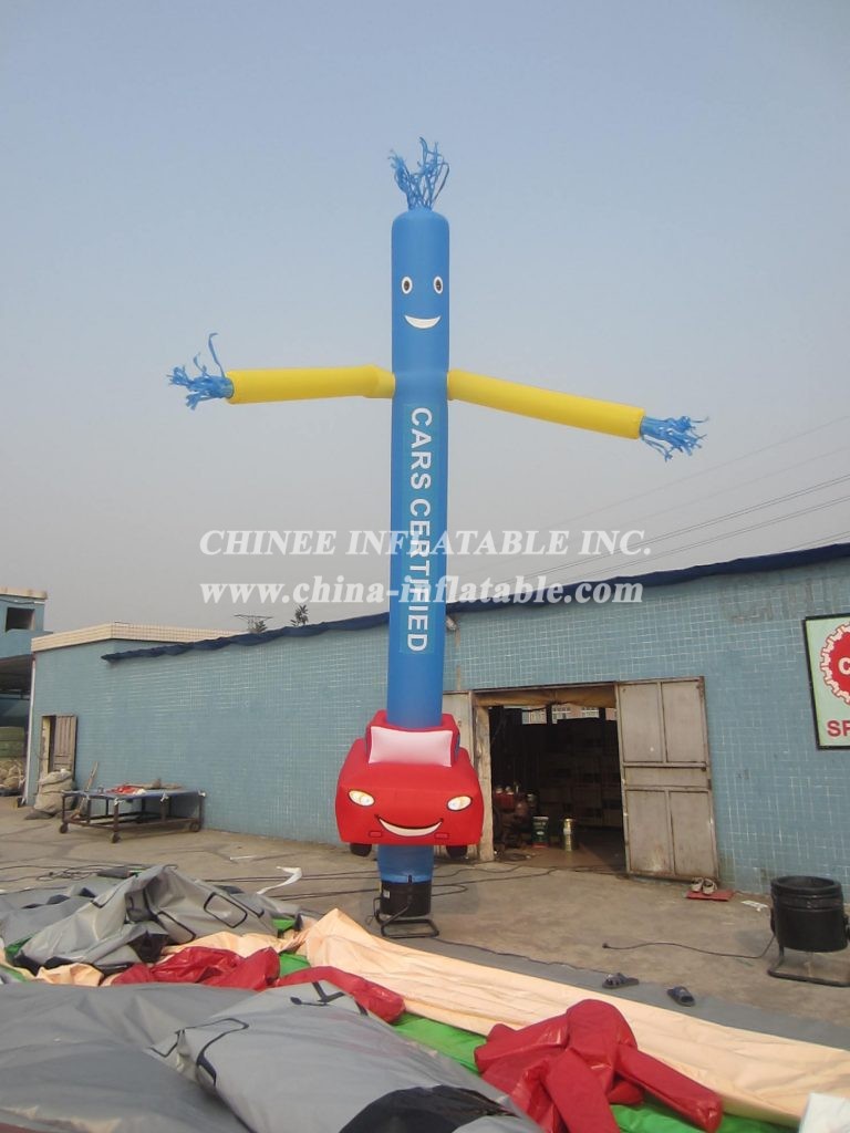 D1-14 Inflatable Wave Man Sky Air Dancer For Advertising