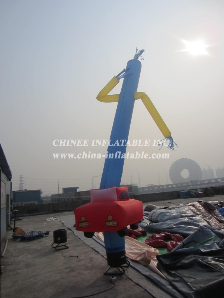 D1-14 Inflatable Wave Man Sky Air Dancer For Advertising