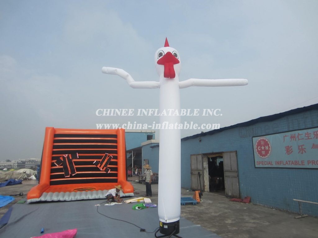 D1-21 inflatable chicken air dancer for outdoor activity