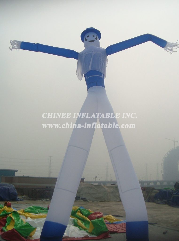 D1-19 double leg Air Dancer inflatable sky dancer air tube man