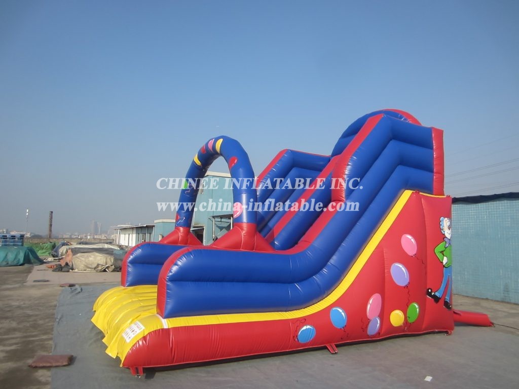 T8-1240 Happy Clown Inflatable Bouncer Dry Slide