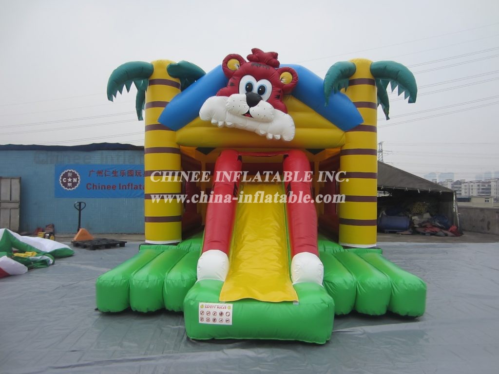 T2-2348 jungle theme inflatable combo