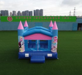 T2-1244 My little pony theme bounce house inflatable castle kids party