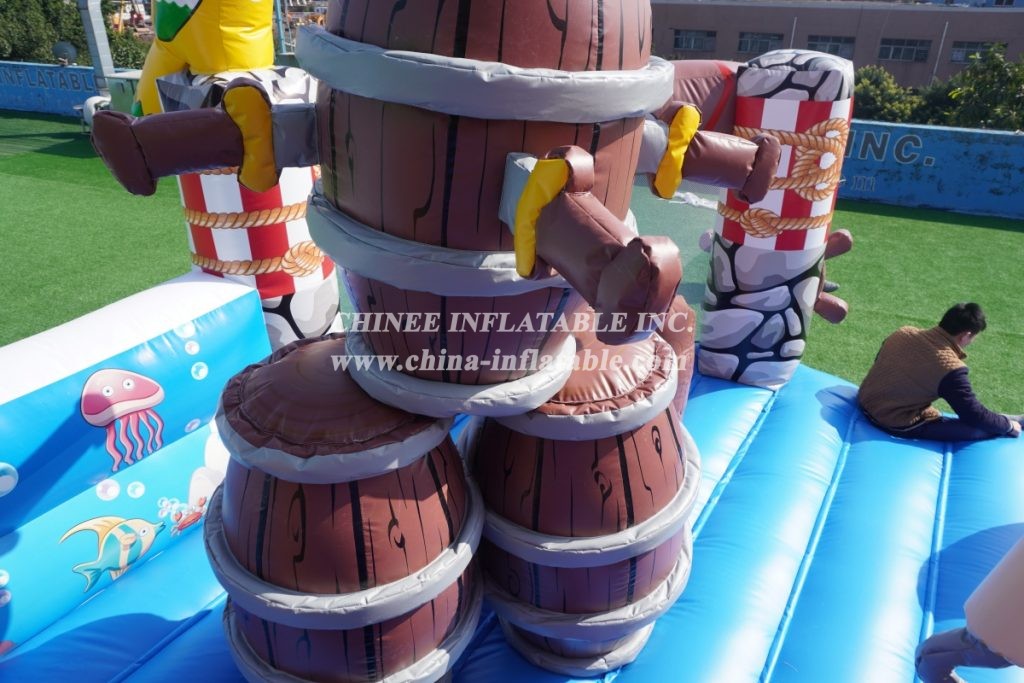 T6-510 Pirate theme inflatable combos