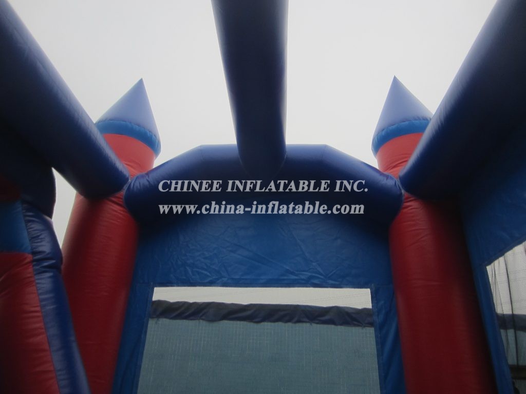 T2-3343 inflatable castle bounce house combo