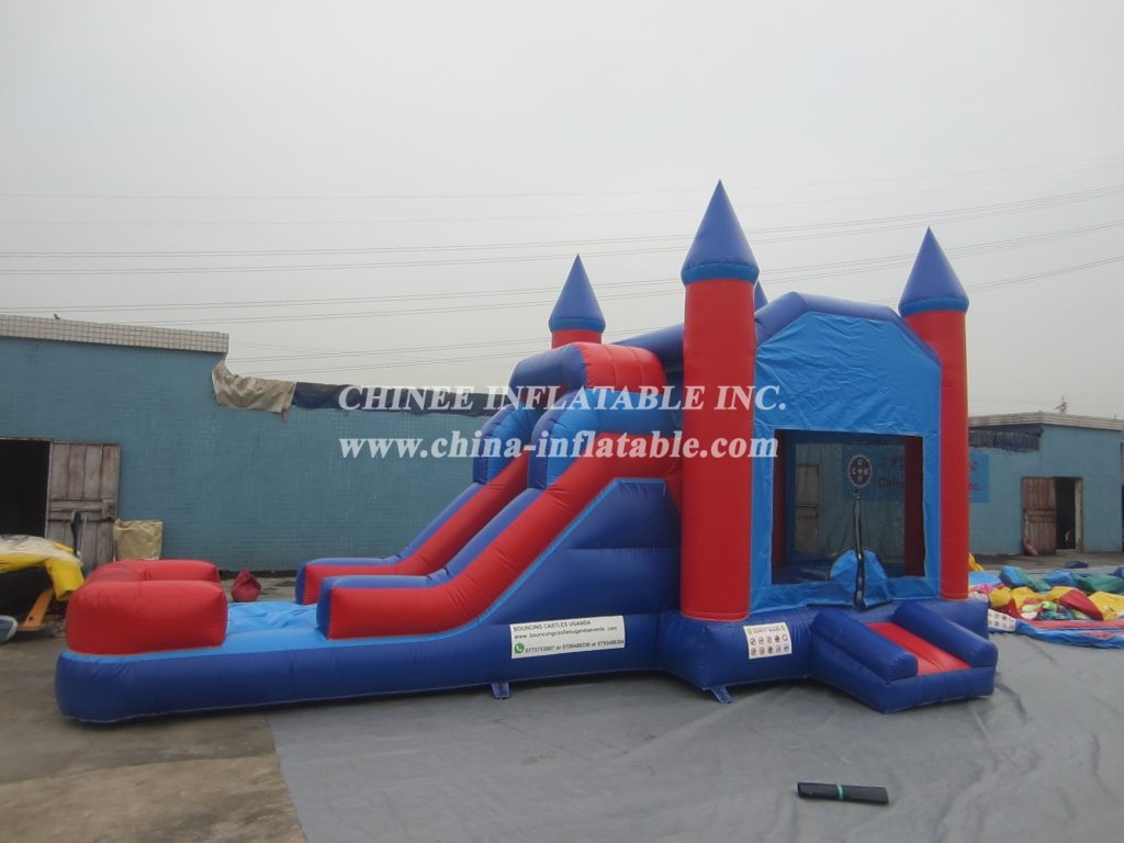 T2-3343 inflatable castle bounce house combo