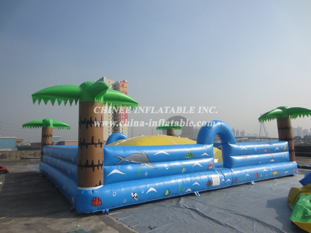 T2-3257 jungle theme inflatable bouncer