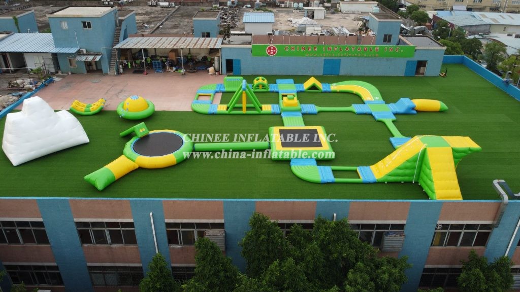 S4 Inflatable Floating Water park Aqua park from Chinee inflatables