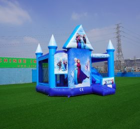 T5-1000 Inflatable frozen combo moonwalk Elsa frozen bounce house