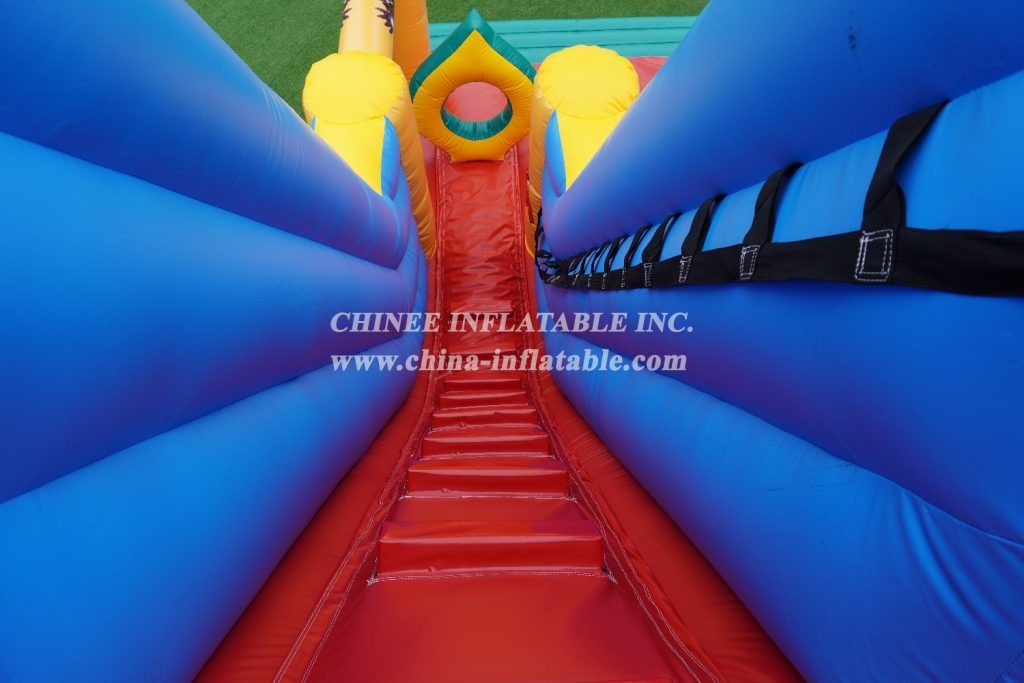 T8-2106 SuperHero Inflatable dry Slide Marvel The Avengers slide