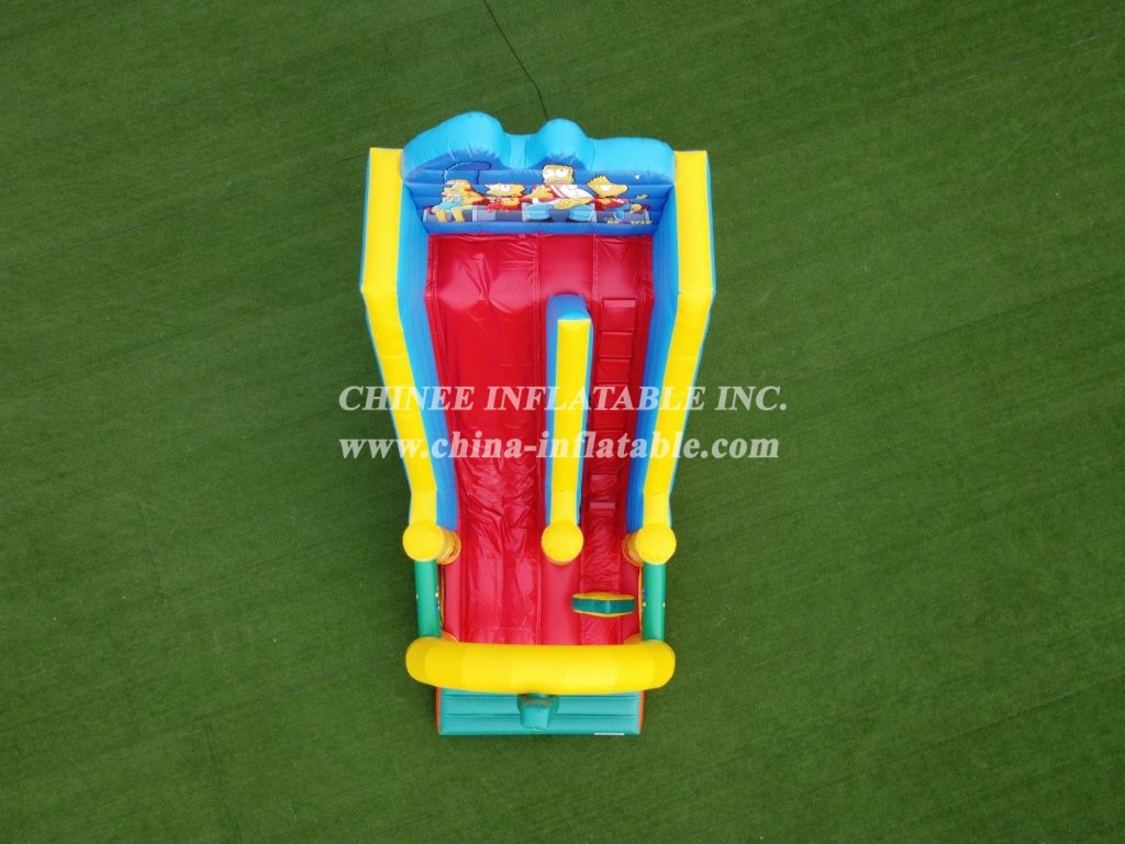 T8-2106B The Simpsons Inflatable Dry Slides