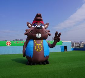 CA-03 giant outdoor inflatable Beaver inflatable character inflatable advertising  5m height