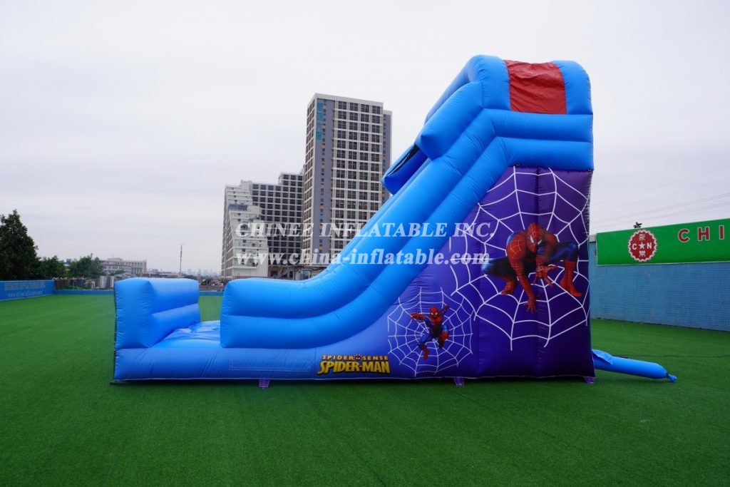 T8-3803 Spider-Man Superhero Inflatable Slide