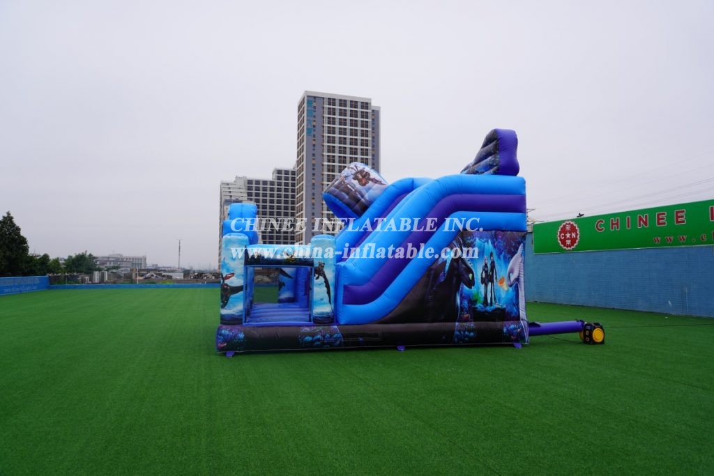 T8-3804 Train Your Dragon inflatable slide from Chinee inflatables