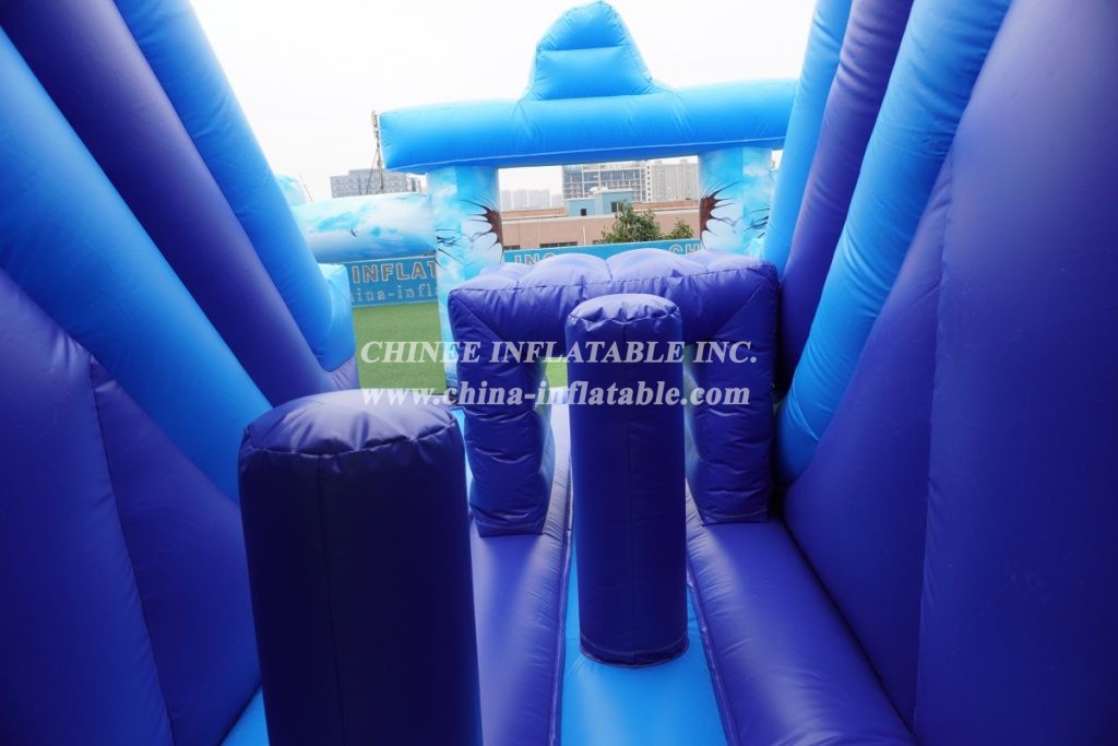 T8-3804 Train Your Dragon inflatable slide from Chinee inflatables