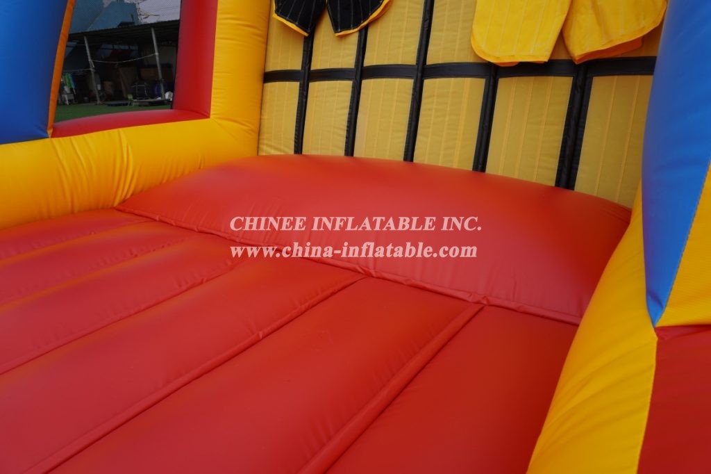 T11-1313 Commercial Outdoor Inflatable Game Inflatable Climbing Wall Sticky Wall With 2 Stick Suits