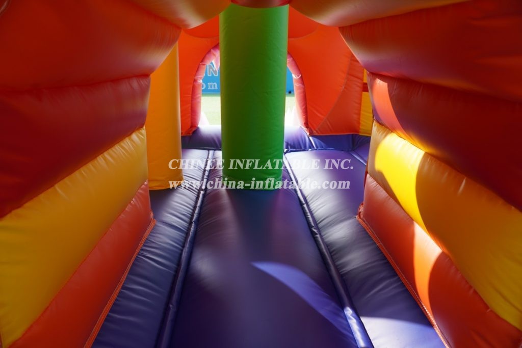 T2-3480B bouncy house jumping inflatable lion theme kids combo
