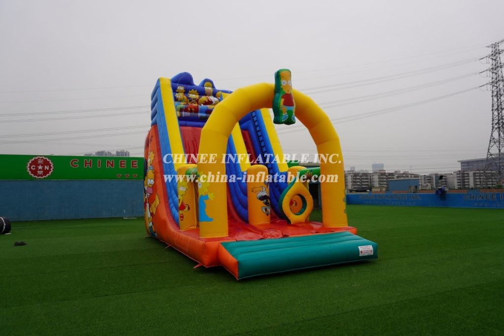 T8-3801  Inflatable Dry Slides