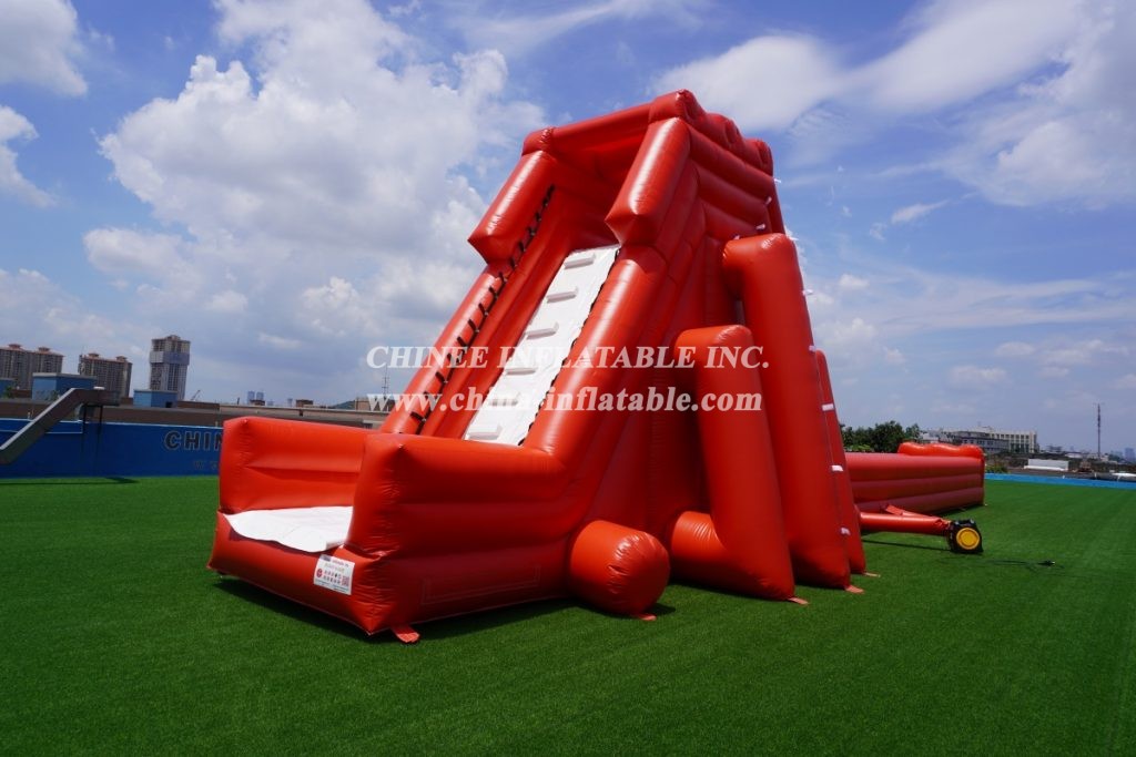 GS1-010 Inflatable giant water slide with the long slideway