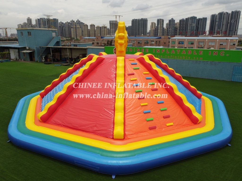 T11-1315 Big party inflatable games climbing wall for kids and adult