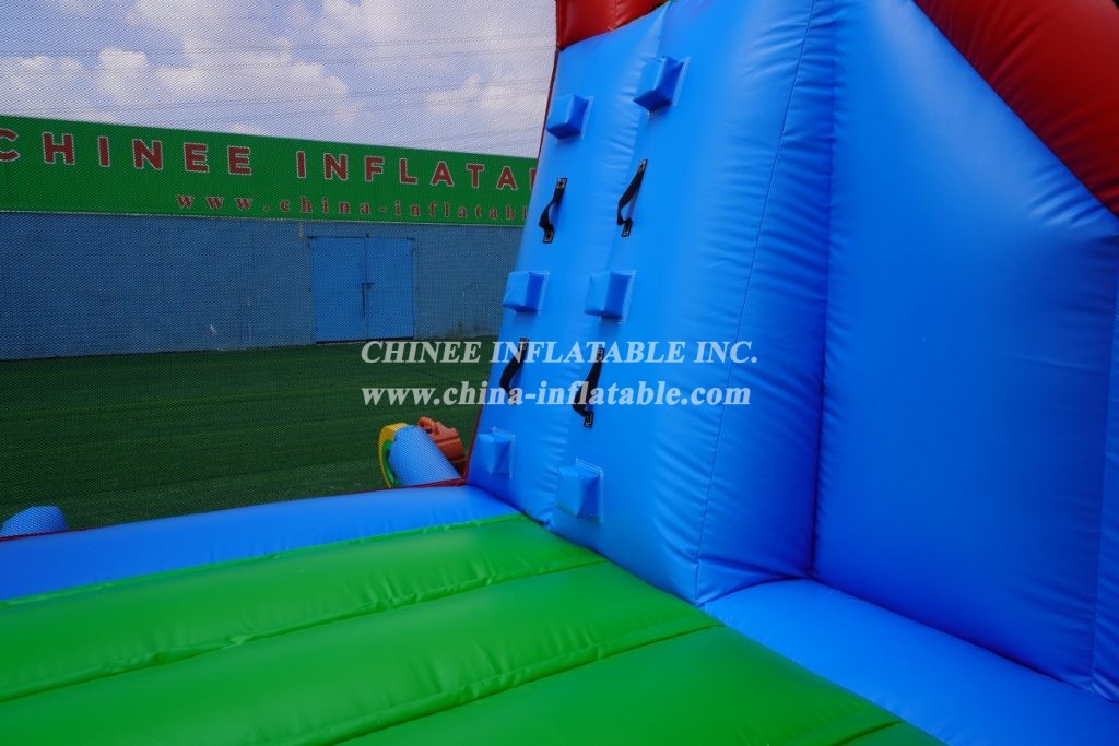 T8-3808 Inflatable water slide with pool kids bounce castle small combo slide