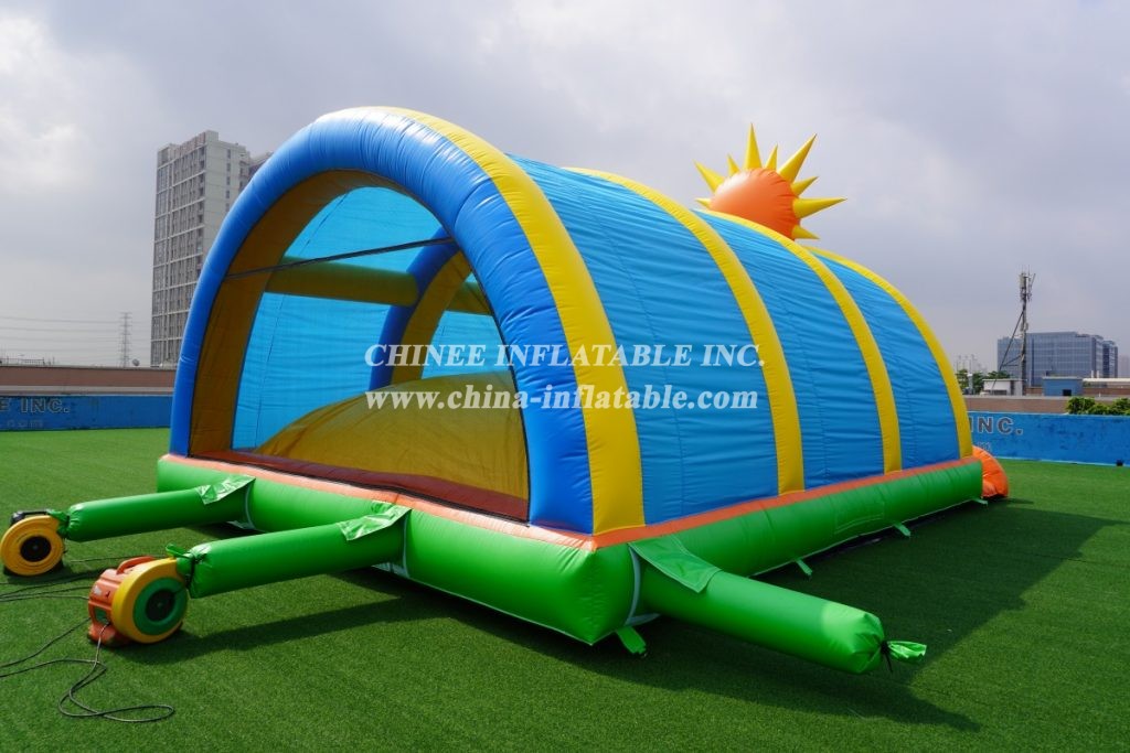 T11-1316 Air mountain with roof inflatable sport game kids party game