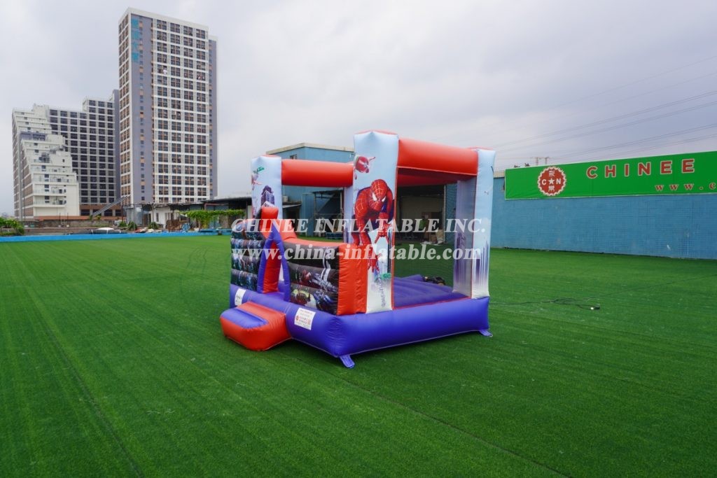 T2-009B Inflatable spider man bouncy house party fun for kids commercial combo