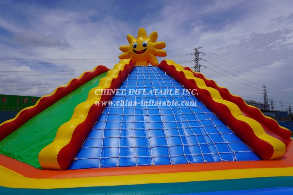 T11-1315 Big party inflatable games climbing wall for kids and adult