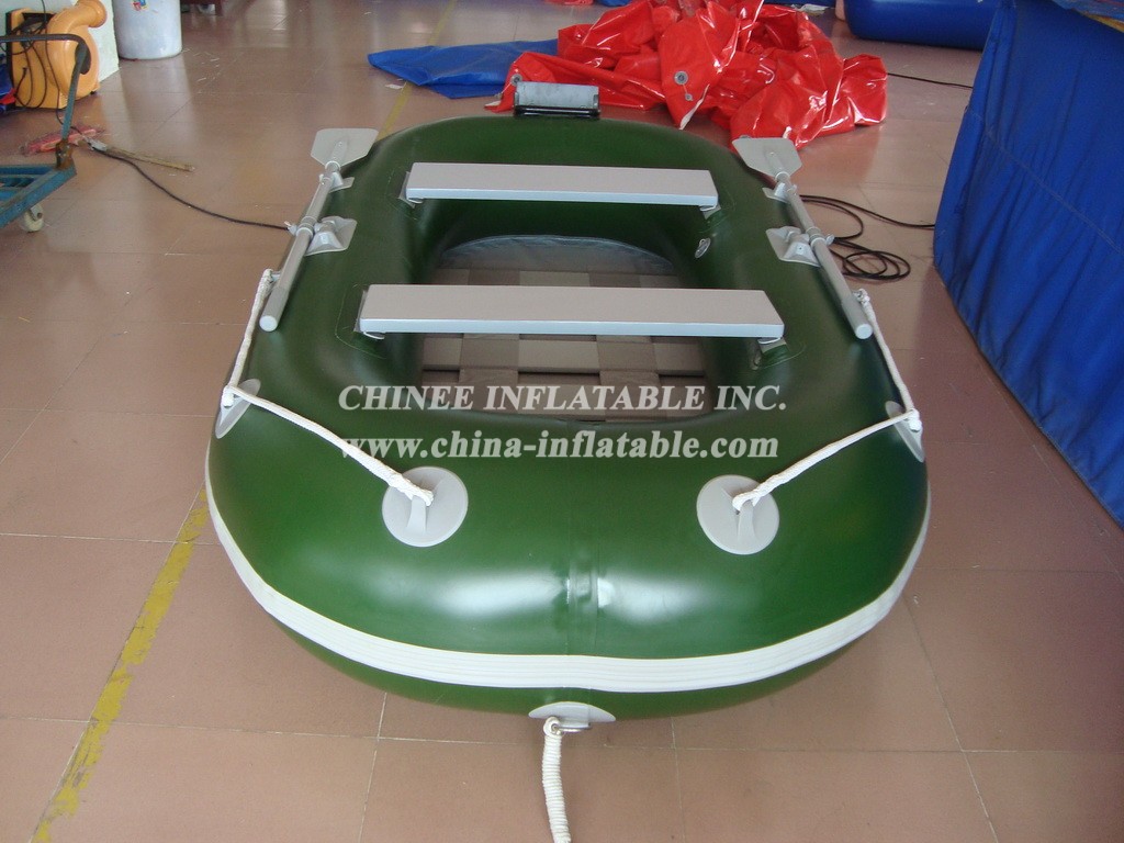CN-HF-275 Green PVC Inflatable Boat Inflatable Fishing Boat