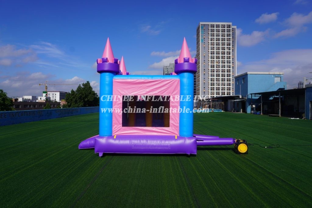 T8-3344 Bouncy castle combo double lane water slide outdoor party event jumping castle for kids