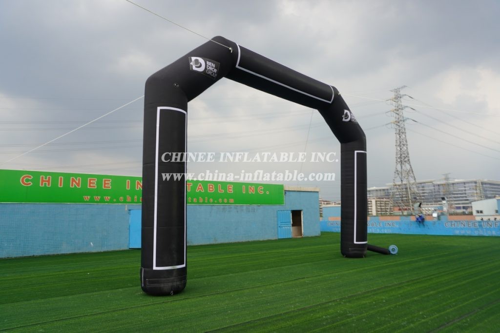 Arch2-393 Inflatable Black Arch