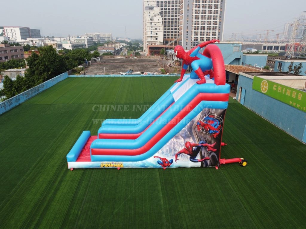 T8-3813 Spider-Man Superhero Inflatable Slide