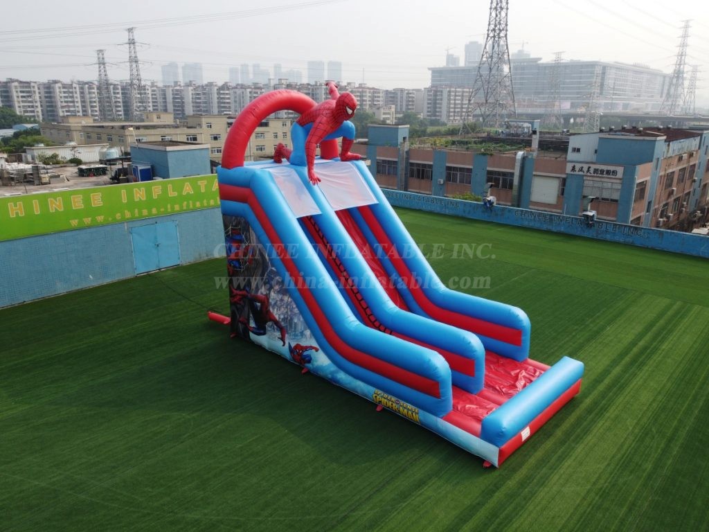 T8-3813 Spider-Man Superhero Inflatable Slide