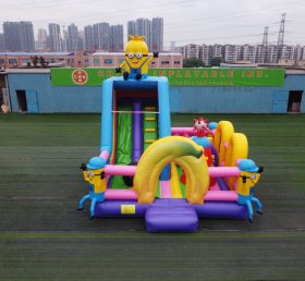 T6-3560 Minions inflatable combo jumping castle inflatable slide kids playground