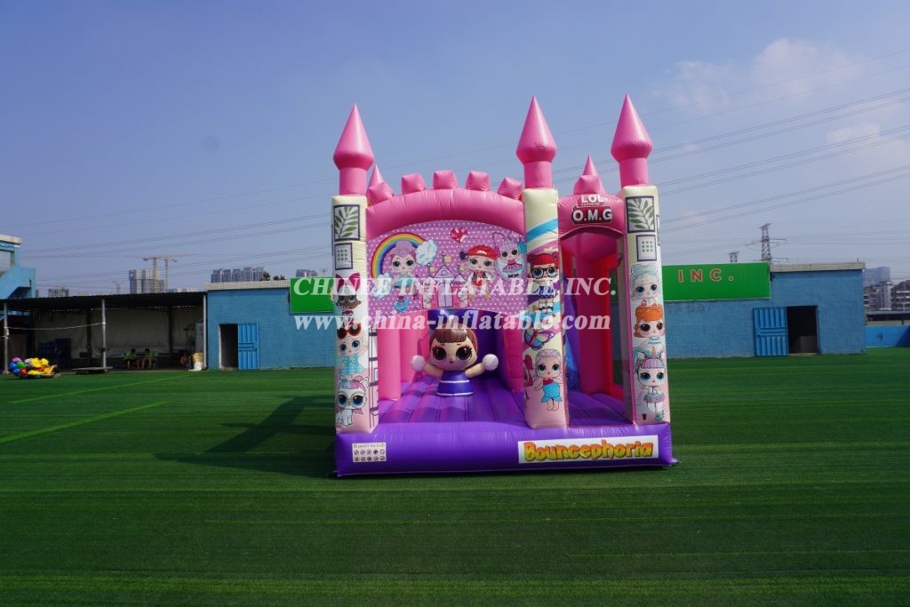 T5-1002E L.O.L.SURPRISE bouncy castle combo slide